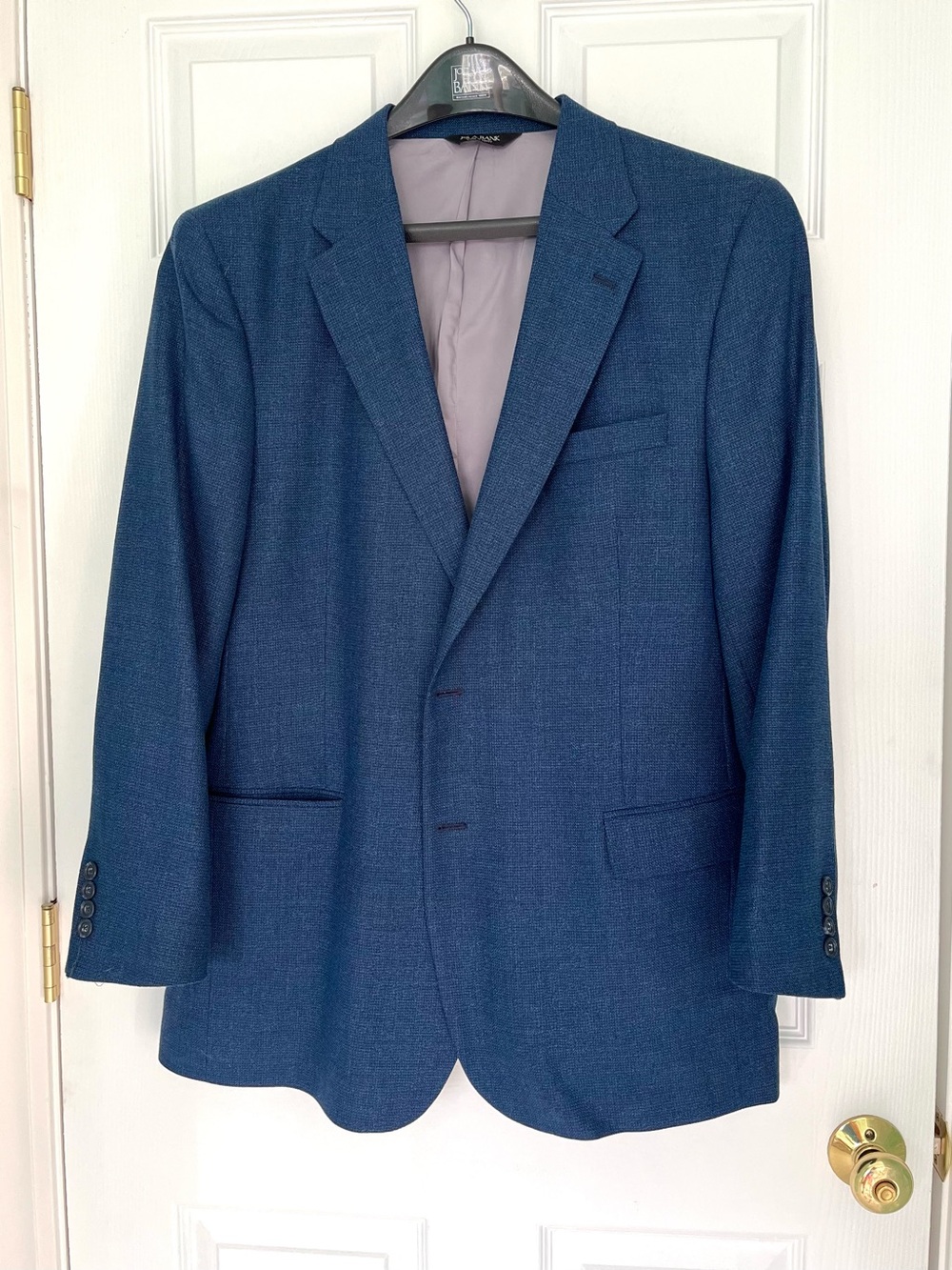 Jos. A. Bank Men's Navy Blue Two-Button Blazer